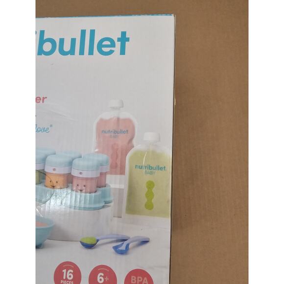 Nutribullet Baby & Toddler Meal Prep Kit *New Sealed* Food Storage Accessories - Picture 8 of 11